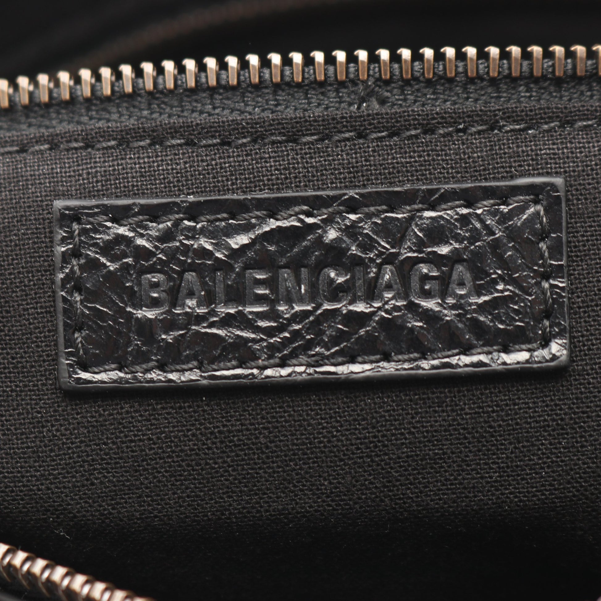LE CITY ホーボーバッグ スモール 2WAY ハンドバッグ レザー ブラック バレンシアガ バッグ BALENCIAGA
