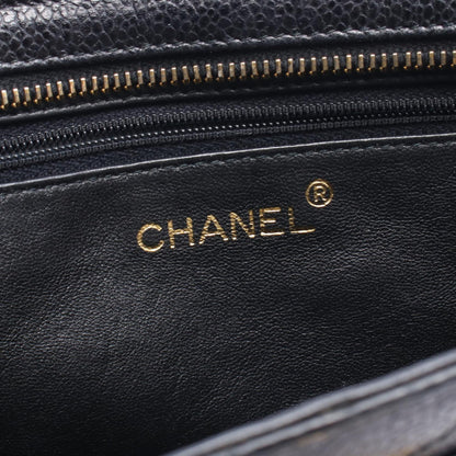 マトラッセ チェーンショルダー チェーンショルダーバッグ キャビアスキン ブラック ゴールド金具 シャネル バッグ CHANEL