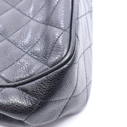 マトラッセ チェーンショルダー チェーンショルダーバッグ キャビアスキン ブラック ゴールド金具 シャネル バッグ CHANEL