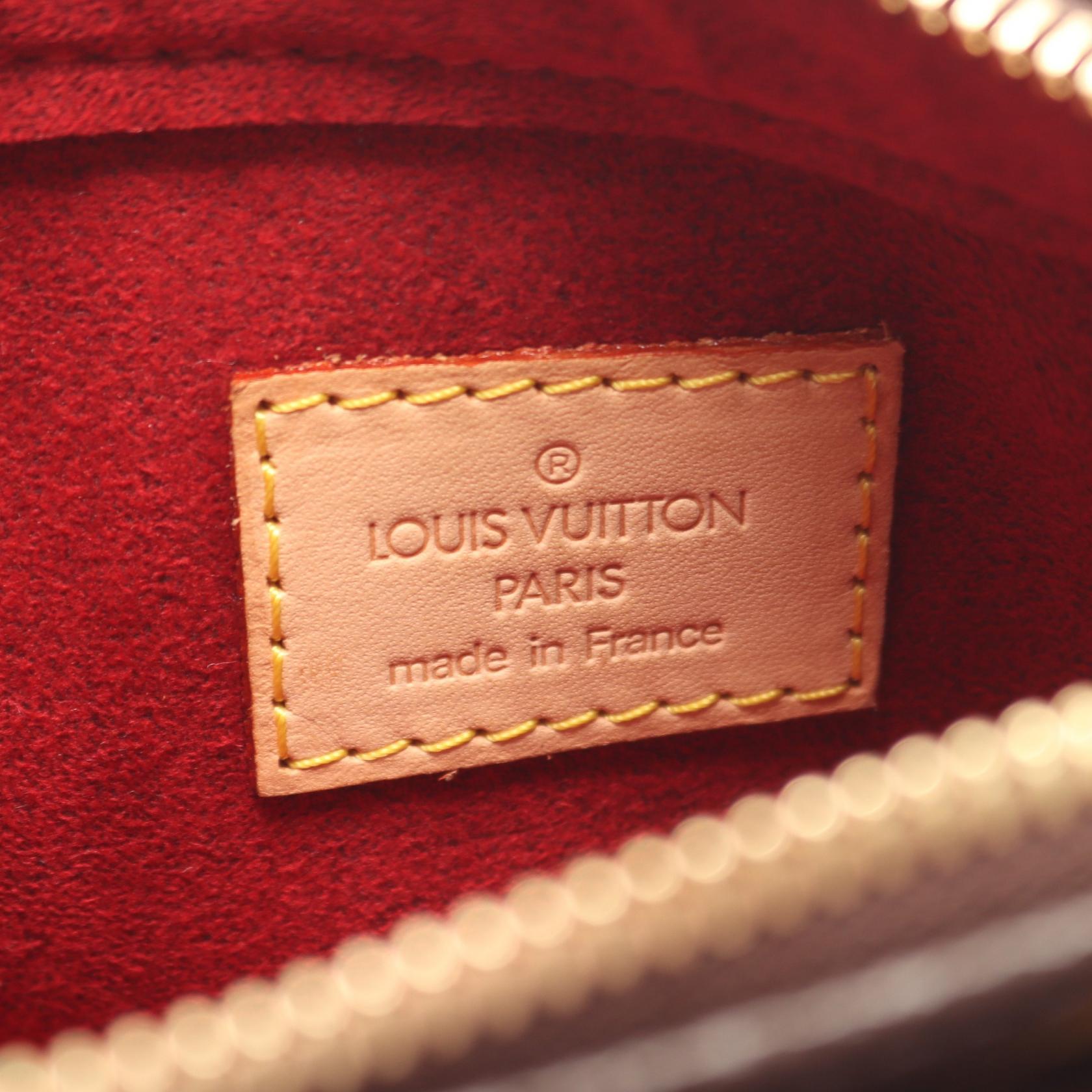 ヴィバシテPM モノグラム ショルダーバッグ PVC レザー ブラウン ルイヴィトン バッグ LOUIS VUITTON