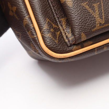ヴィバシテPM モノグラム ショルダーバッグ PVC レザー ブラウン ルイヴィトン バッグ LOUIS VUITTON