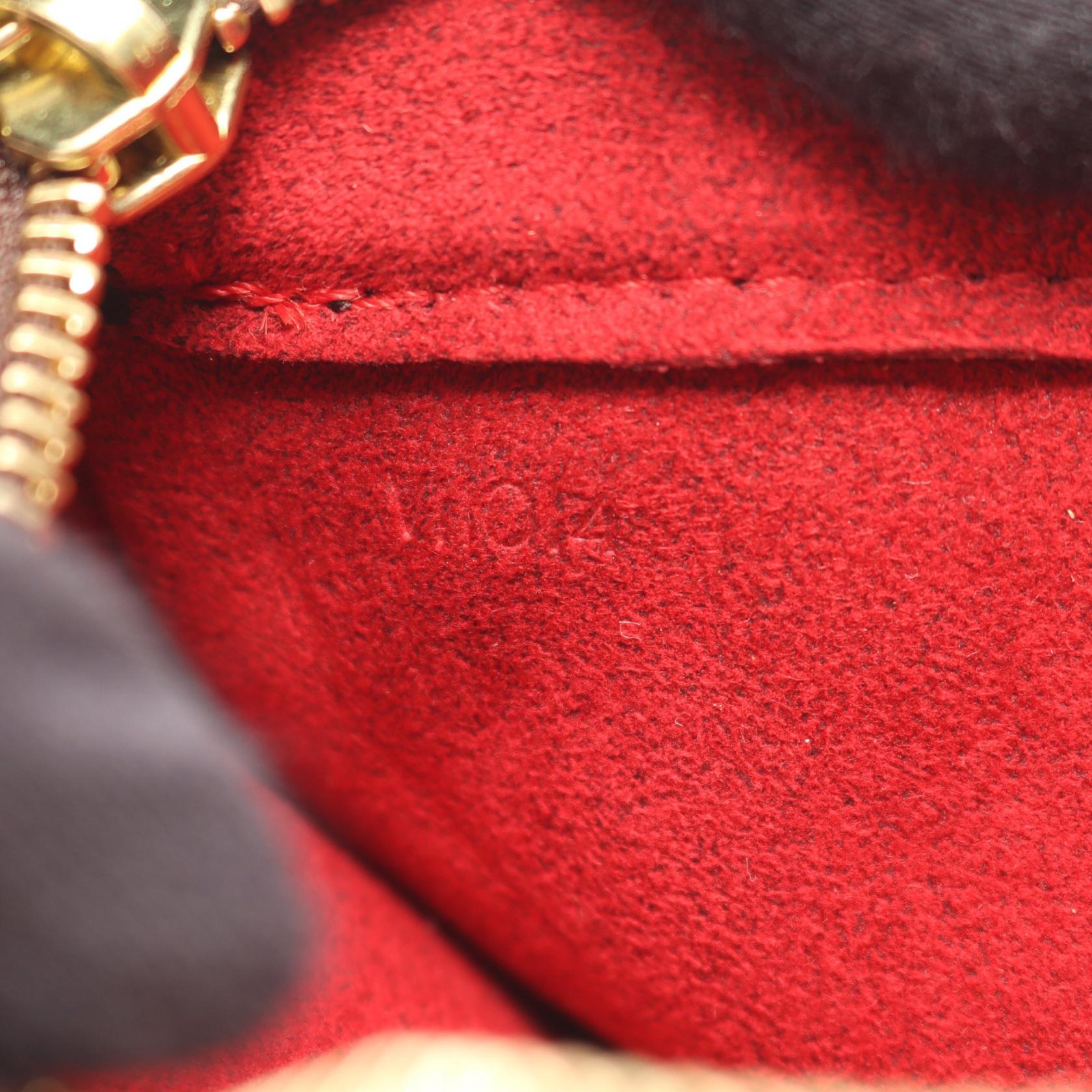 ヴィバシテPM モノグラム ショルダーバッグ PVC レザー ブラウン ルイヴィトン バッグ LOUIS VUITTON