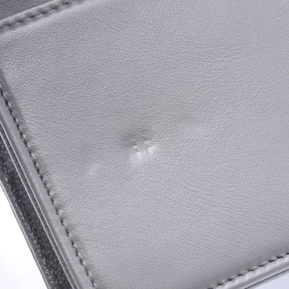 ボーイシャネル マトラッセ チェーンウォレット キャビアスキン グレー ゴールド金具 シャネル バッグ CHANEL