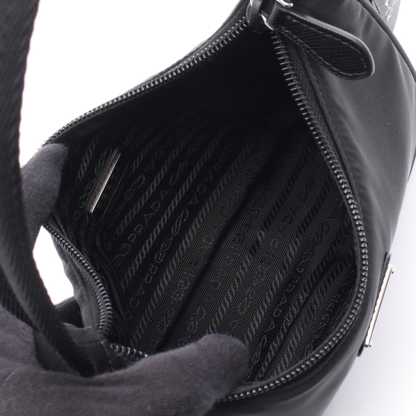 Mini Re-Edition 2000 Re-Nylon ハンドバッグ ナイロン ブラック プラダ バッグ PRADA