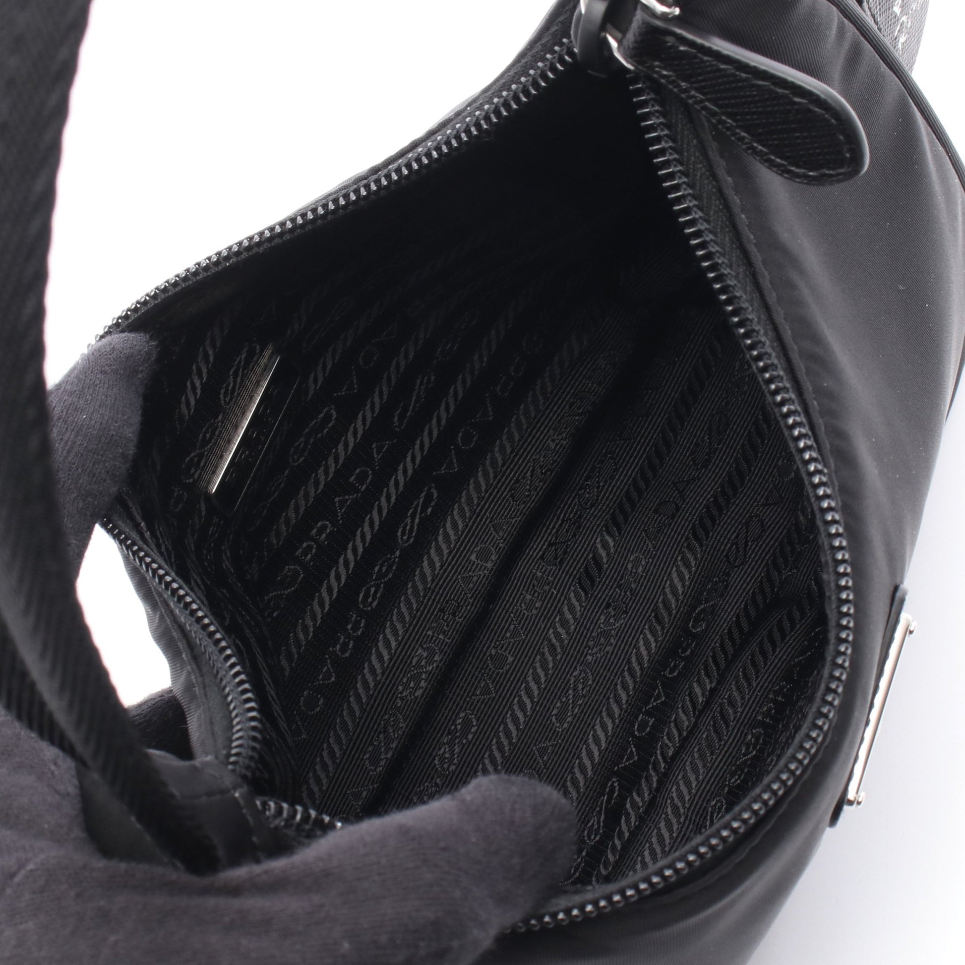 Mini Re-Edition 2000 Re-Nylon ハンドバッグ ナイロン ブラック プラダ バッグ PRADA