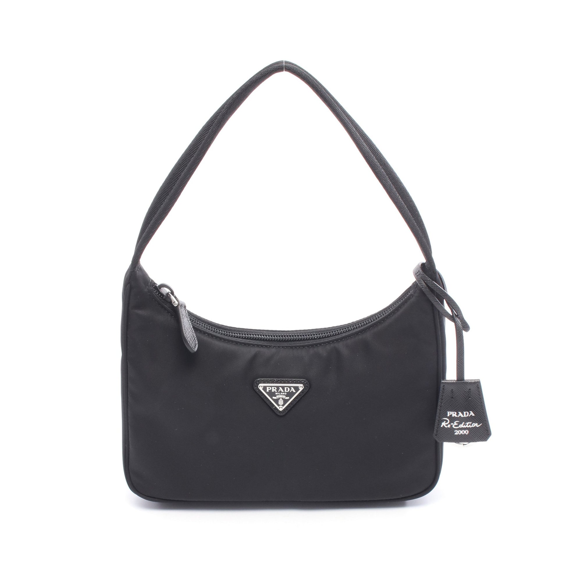 Mini Re-Edition 2000 Re-Nylon ハンドバッグ ナイロン ブラック プラダ バッグ PRADA