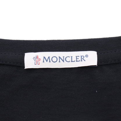 MAGLIA MANICA CORTA 半袖Tシャツ コットン ブラック モンクレール トップス MONCLER