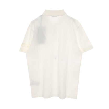 SS POLO ポロシャツ コットン ホワイト モンクレール トップス MONCLER
