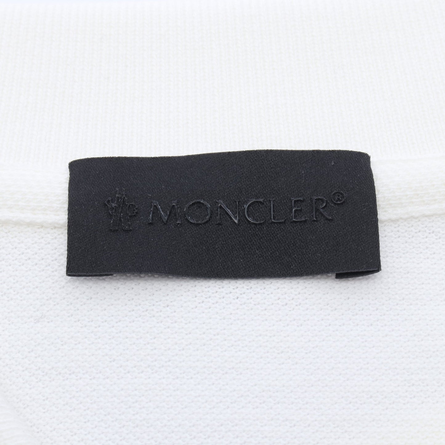 SS POLO ポロシャツ コットン ホワイト モンクレール トップス MONCLER