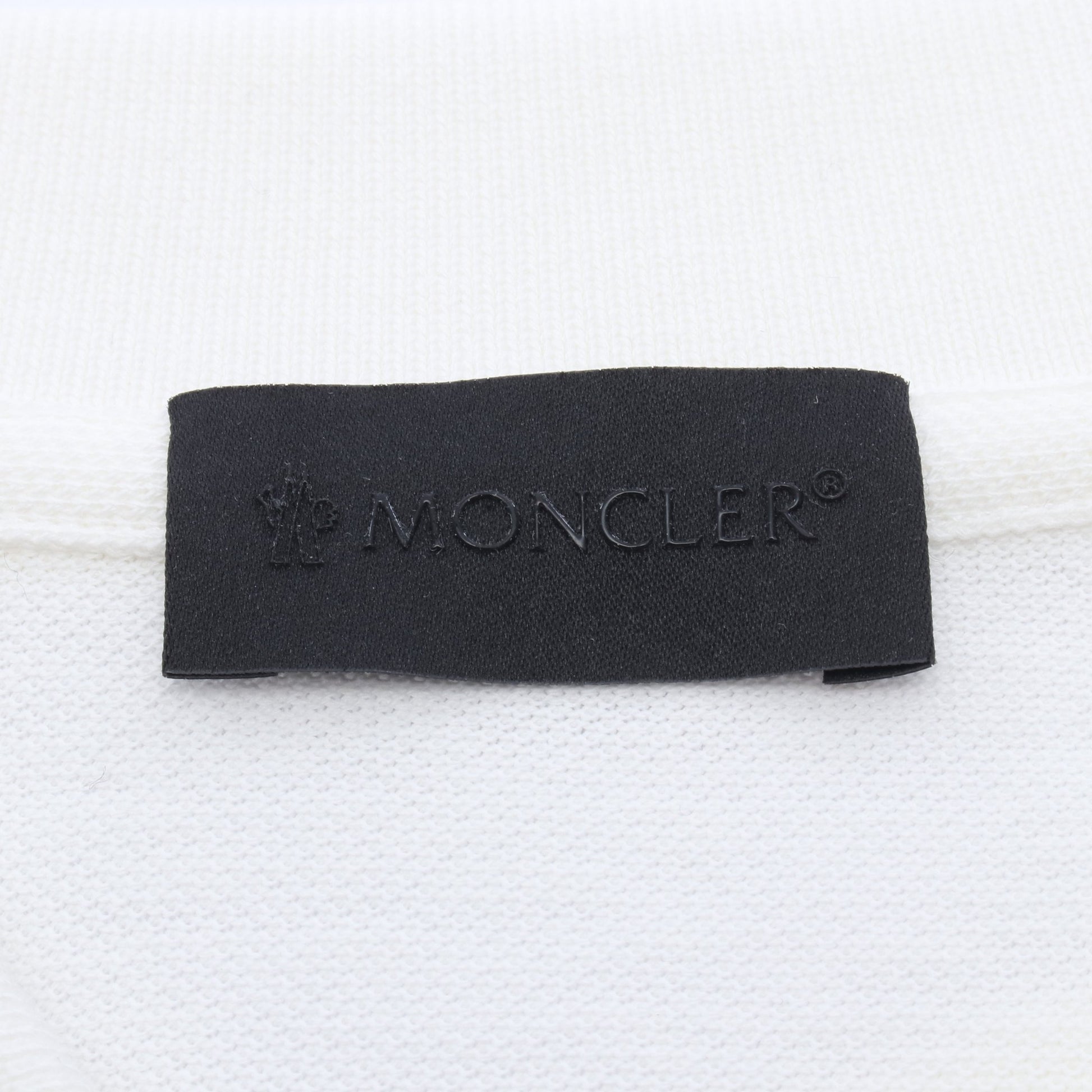 SS POLO ポロシャツ コットン ホワイト モンクレール トップス MONCLER