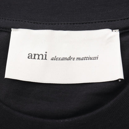 AMI DE COEUR 半袖Tシャツ コットン ブラック アミアレクサンドルマテュッシ トップス AMI Alexandre Mattiussi
