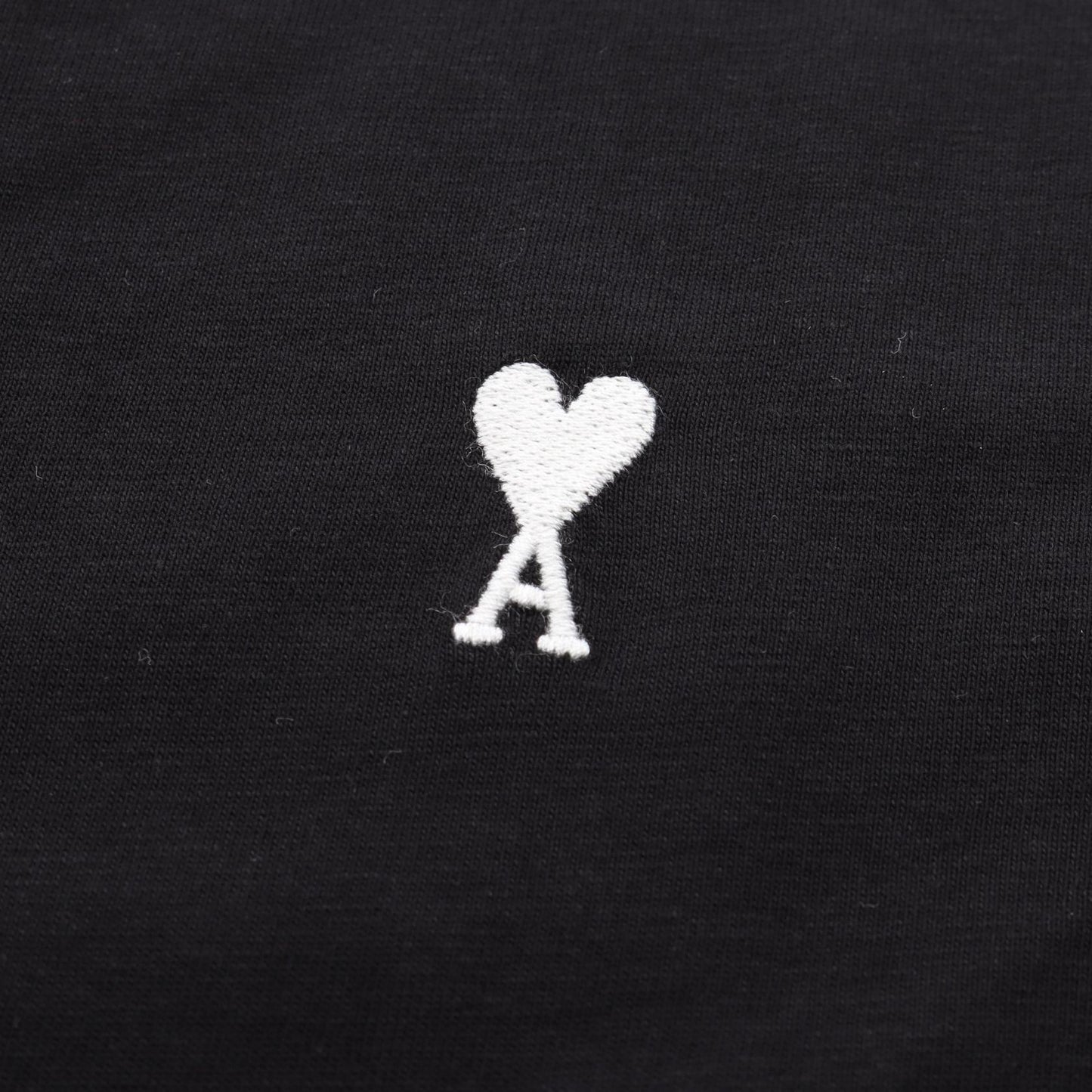 AMI DE COEUR 半袖Tシャツ コットン ブラック アミアレクサンドルマテュッシ トップス AMI Alexandre Mattiussi
