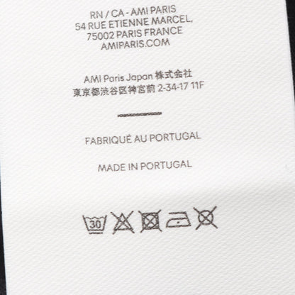 AMI DE COEUR 半袖Tシャツ コットン ブラック アミアレクサンドルマテュッシ トップス AMI Alexandre Mattiussi