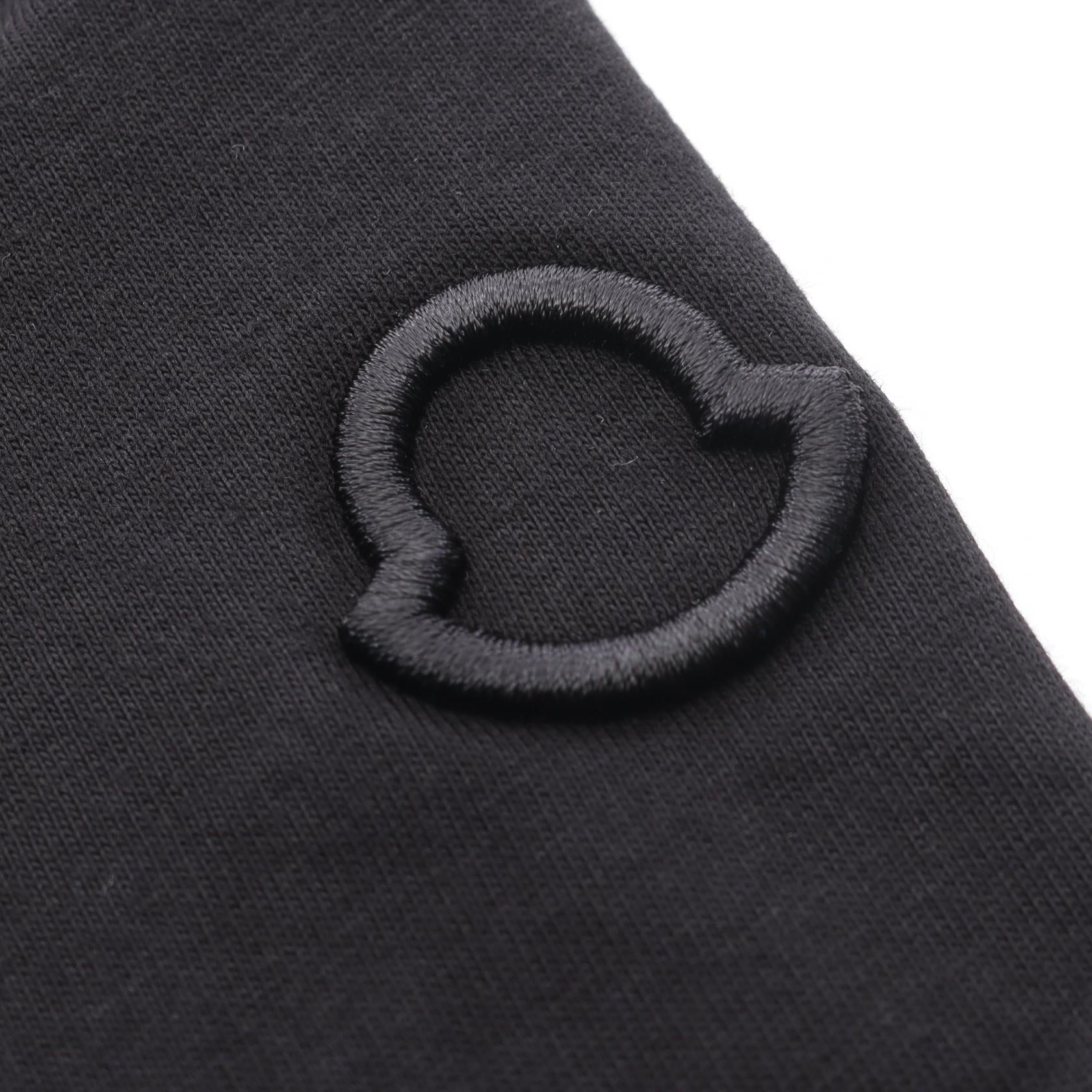 Tシャツ 半袖Tシャツ コットン ブラック モンクレール トップス MONCLER