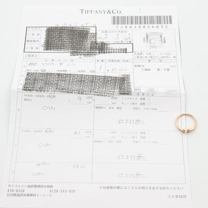 Tワイヤー リング ダイヤ リング 指輪 K18PG ダイヤモンド クリア ピンクゴールド ティファニー アクセサリー TIFFANY & Co.