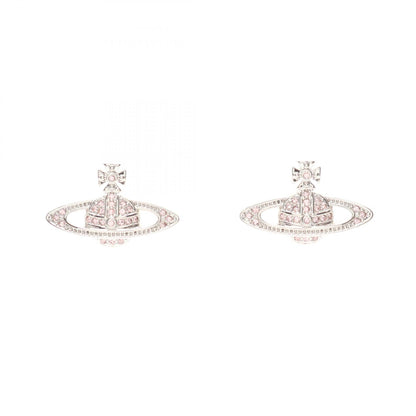 MINI BAS RELIEF ピアス ステンレススチール ラインストーン シルバー ピンク ヴィヴィアンウエストウッド アクセサリー Vivienne Westwood