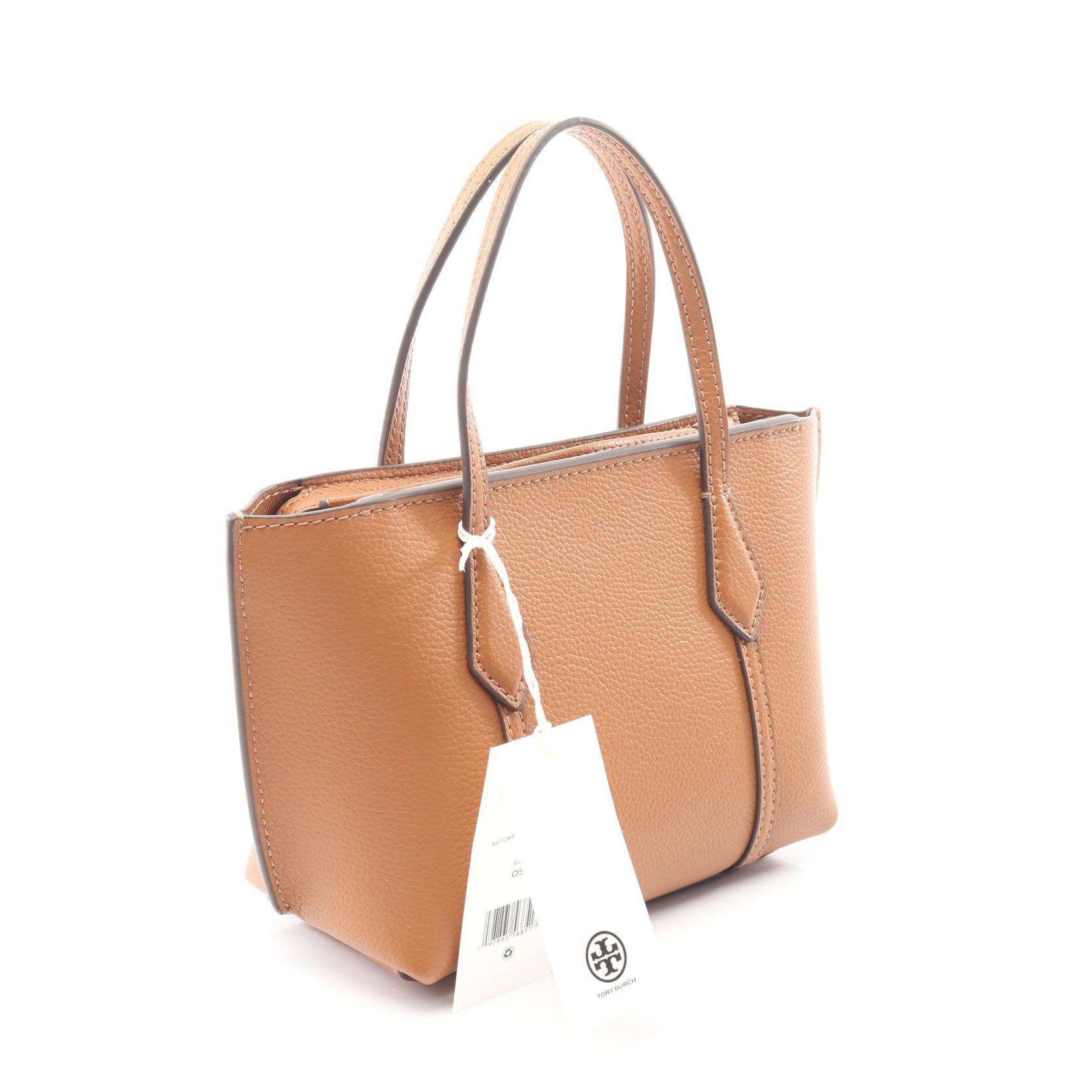 PERRY MINI TOTE 2WAY ハンドバッグ トートバッグ レザー ブラウン