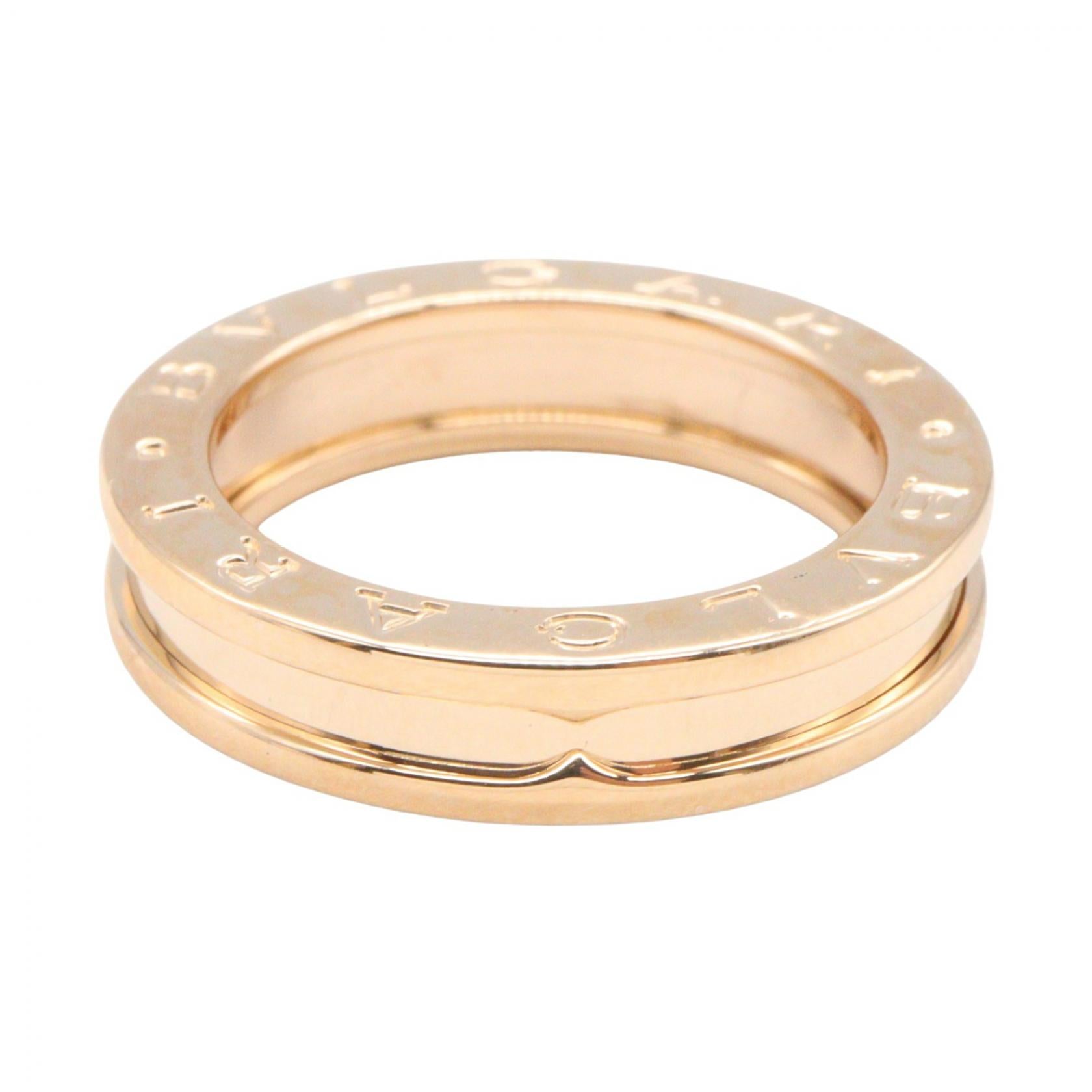 B-zero1 リング 1バンド リング 指輪 K18PG ピンクゴールド ブルガリ アクセサリー BVLGARI