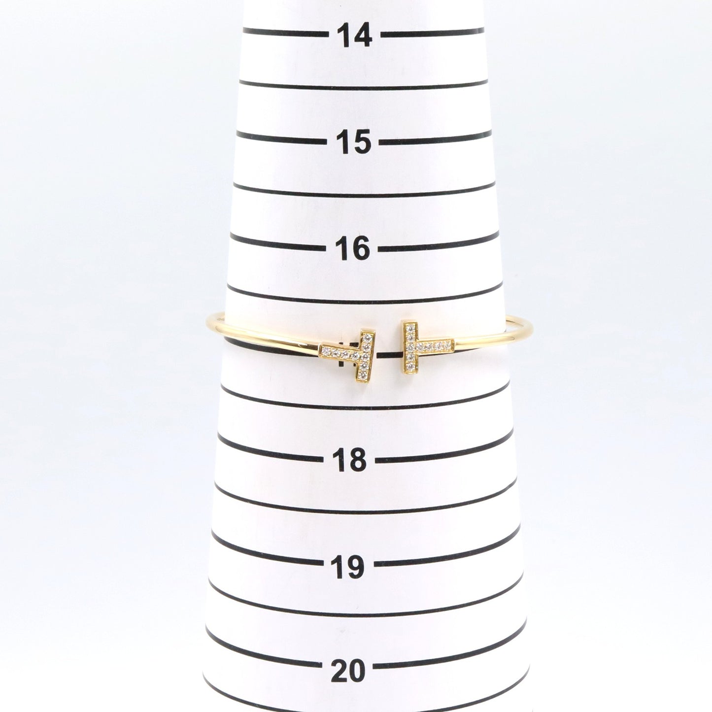 Tワイヤーブレスレット ダイヤ ブレスレット K18YG ダイヤモンド イエローゴールド クリア ティファニー アクセサリー TIFFANY & Co.