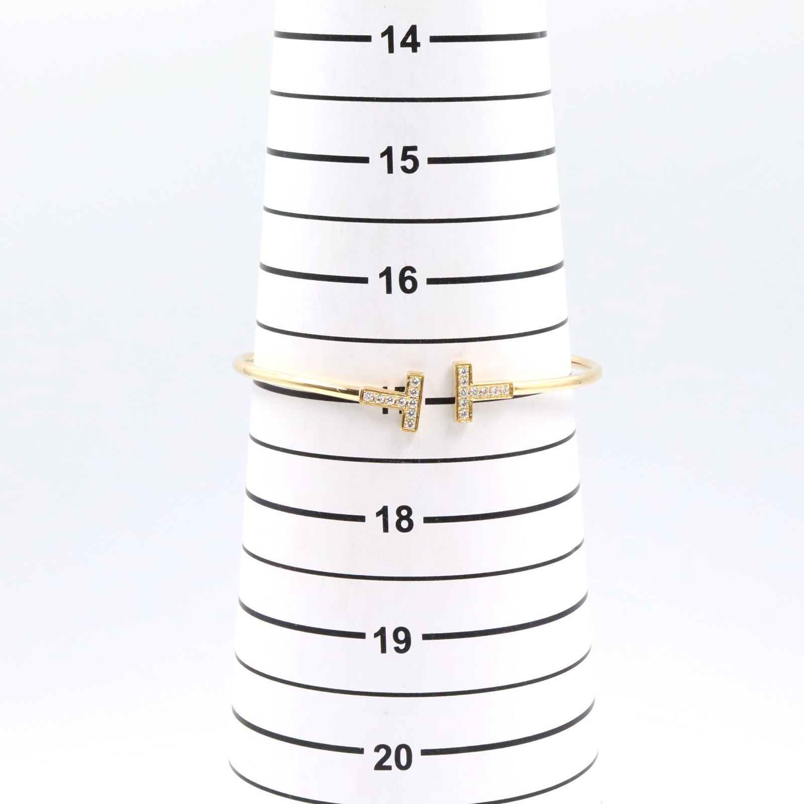 Tワイヤーブレスレット ダイヤ ブレスレット K18YG ダイヤモンド イエローゴールド クリア ティファニー アクセサリー TIFFANY & Co.