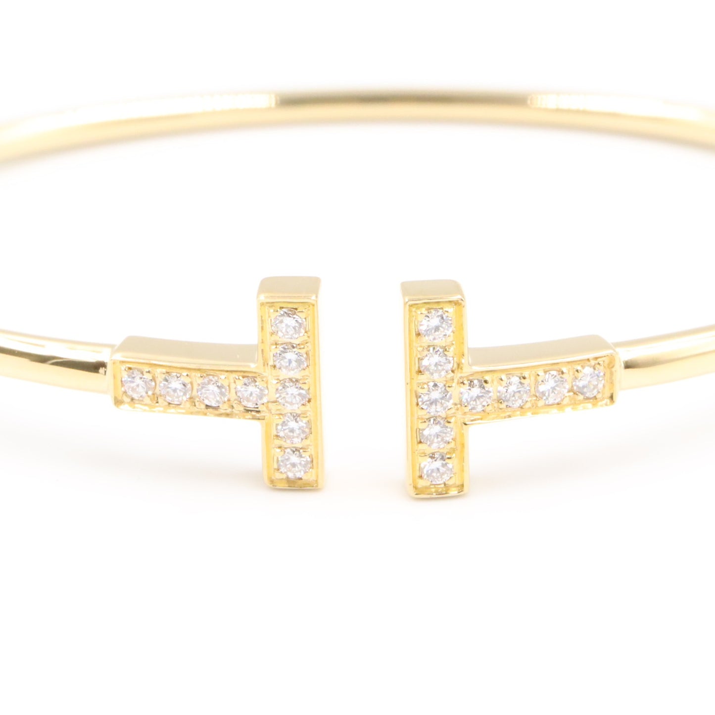 Tワイヤーブレスレット ダイヤ ブレスレット K18YG ダイヤモンド イエローゴールド クリア ティファニー アクセサリー TIFFANY & Co.