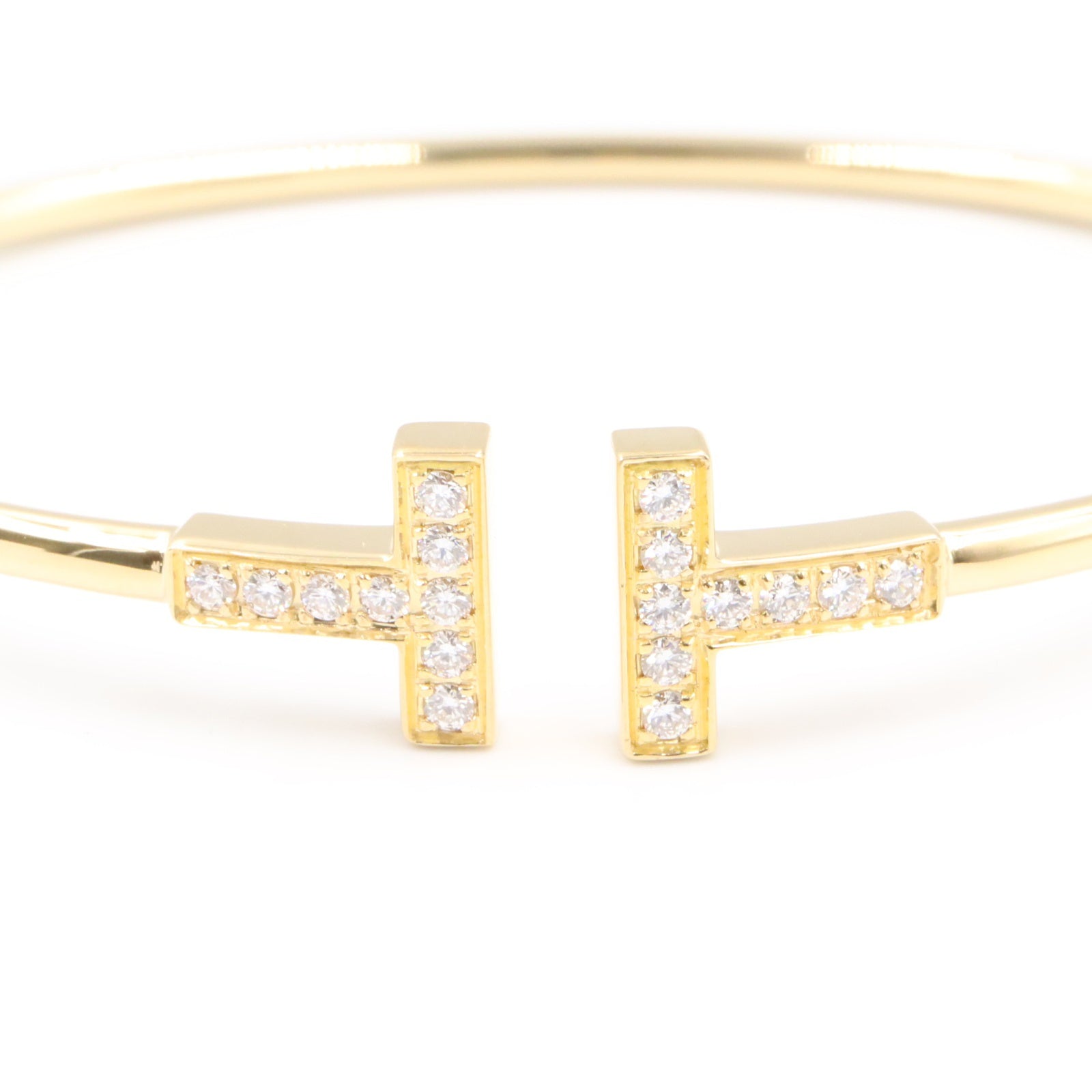 Tワイヤーブレスレット ダイヤ ブレスレット K18YG ダイヤモンド イエローゴールド クリア ティファニー アクセサリー TIFFANY & Co.