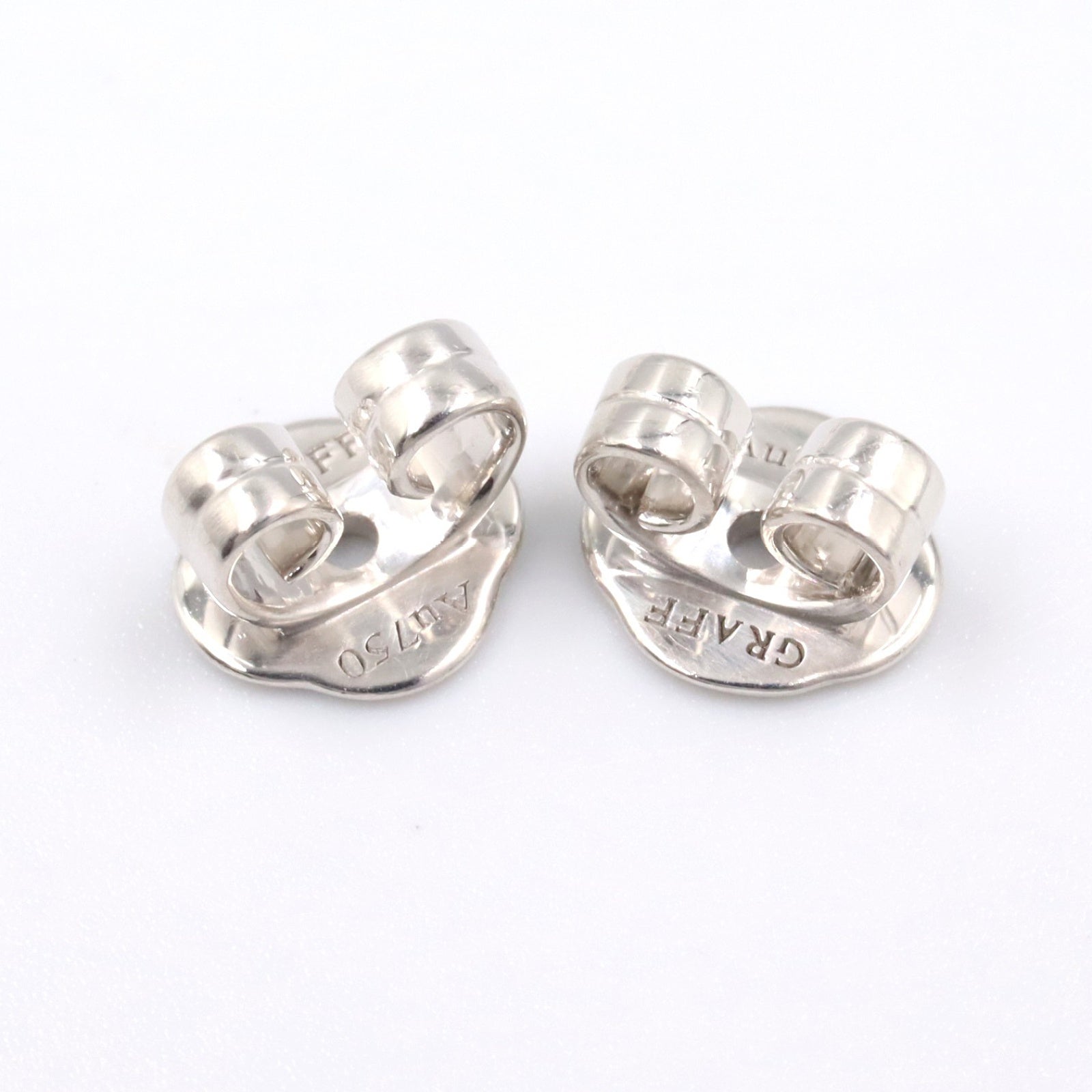 クラシックバタフライ ピアス ミニ ピアス K18WG ダイヤモンド ホワイトゴールド クリア グラフ アクセサリー GRAFF
