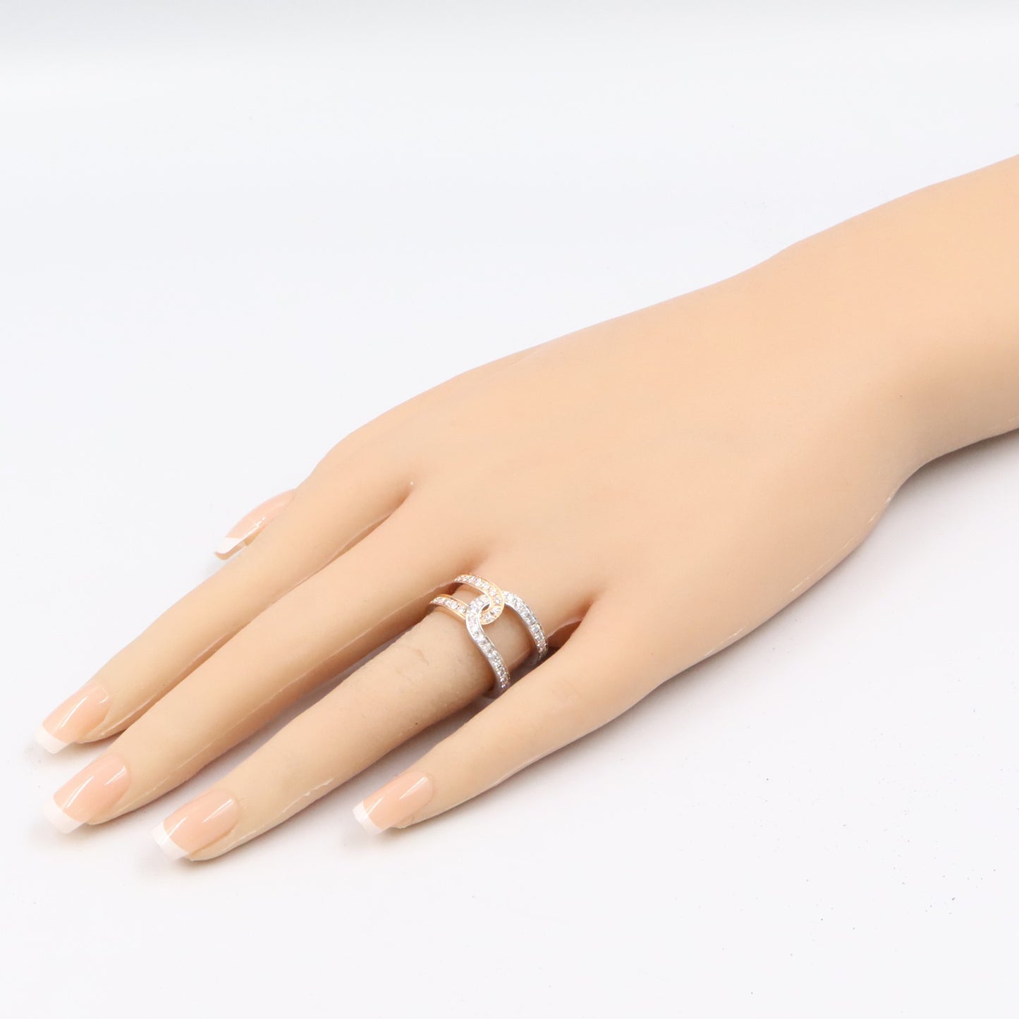 ポセンションダイヤリング リング 指輪 K18PG K18WG ダイヤモンド ピンクゴールド ホワイトゴールド クリア ピアジェ アクセサリー PIAGET