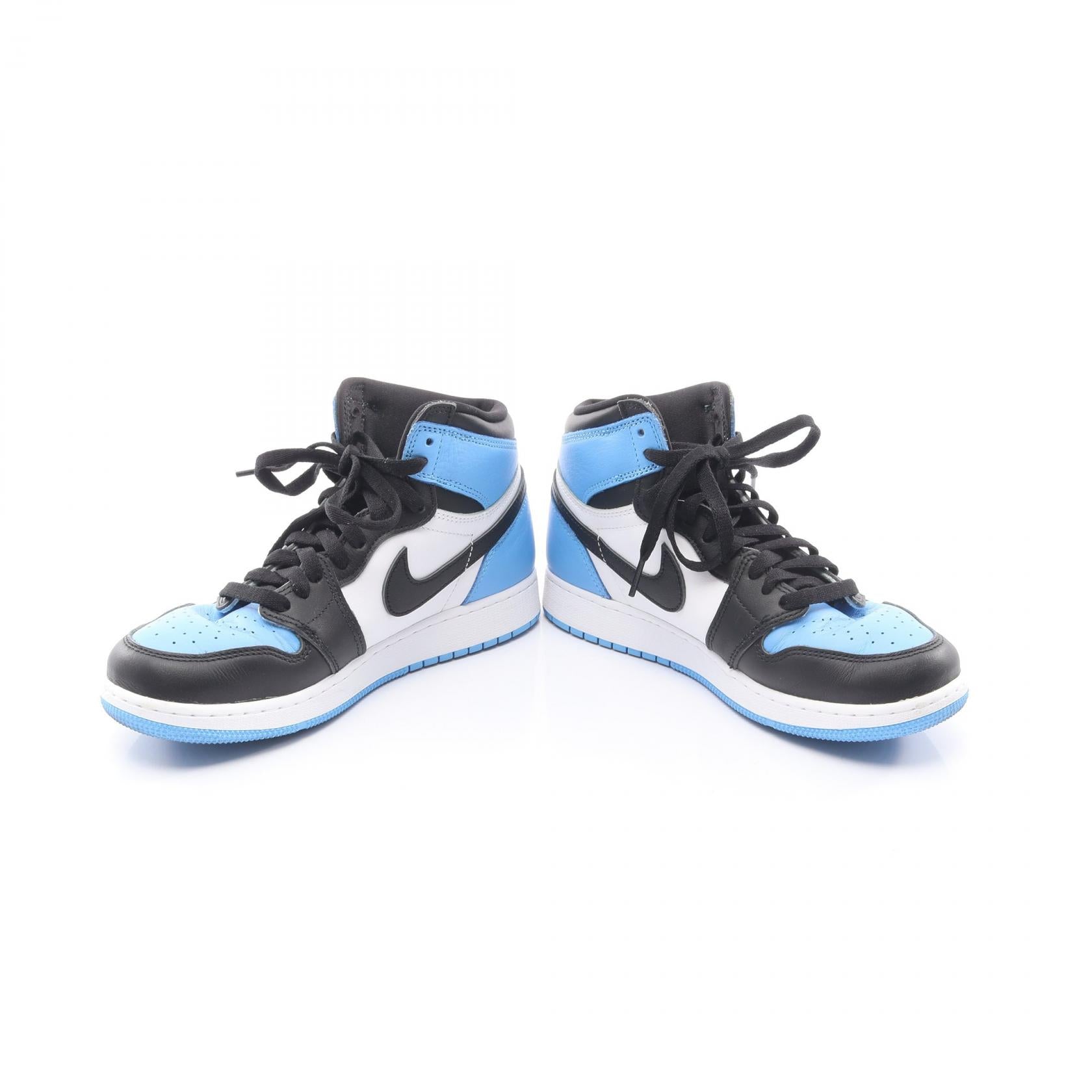 AIR JORDAN 1 RETRO HIGH OG GS ハイカットスニーカー レザー ライトブルー ホワイト ブラック ナイキ シューズ NIKE