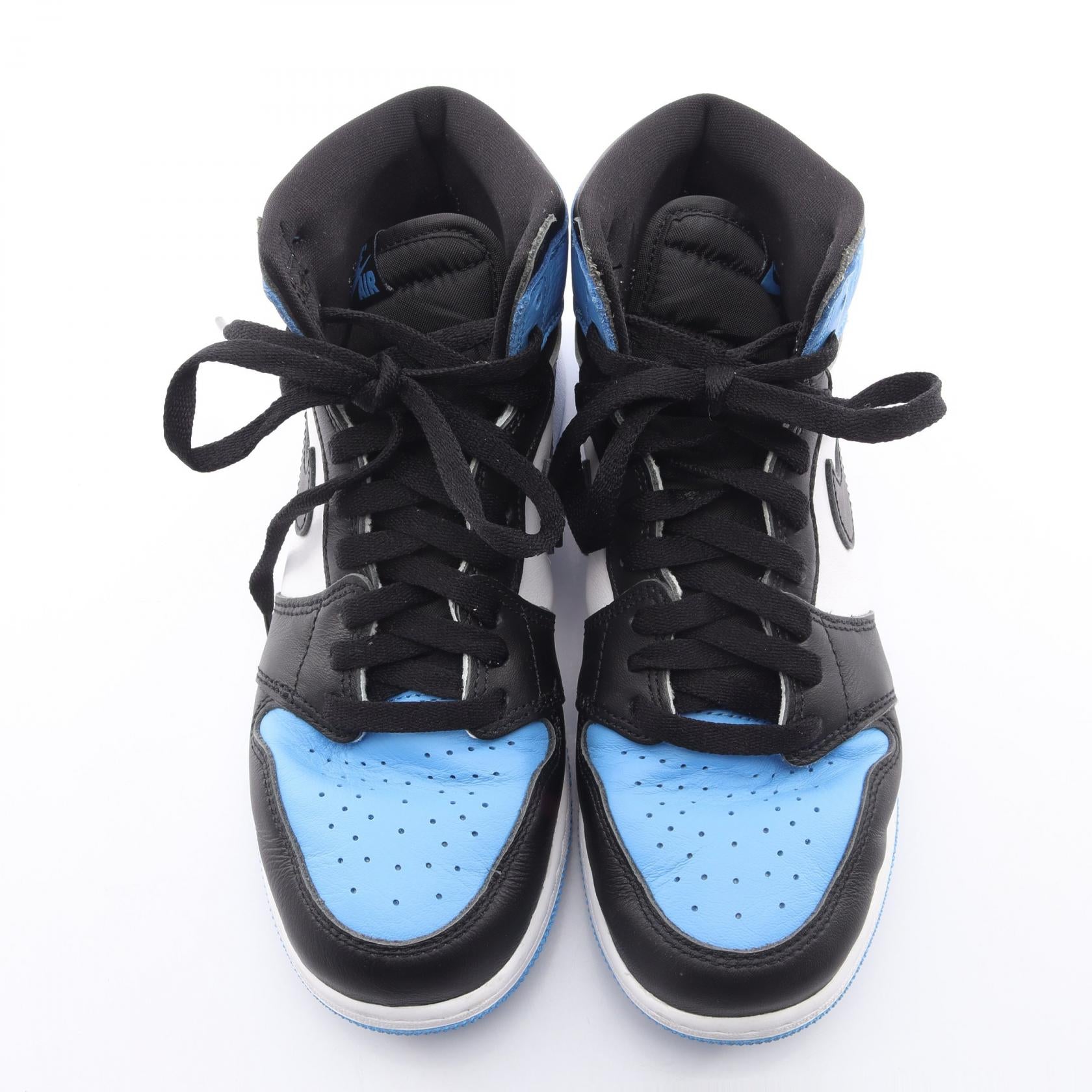 AIR JORDAN 1 RETRO HIGH OG GS ハイカットスニーカー レザー ライトブルー ホワイト ブラック ナイキ シューズ NIKE