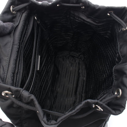 Re-Nylon 2WAY バックパック リュックサック ナイロン レザー ブラック プラダ バッグ PRADA