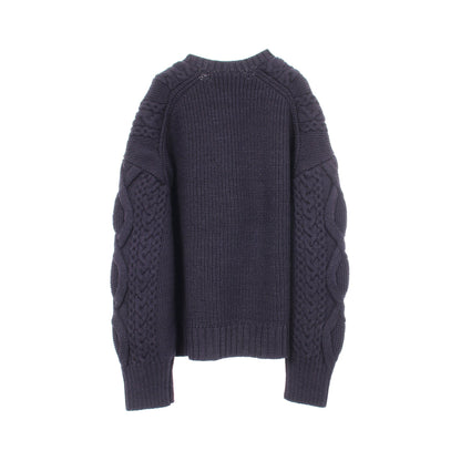 ケーブル ニット ウール ネイビー スリーワンフィリップリム トップス 3.1 Phillip Lim