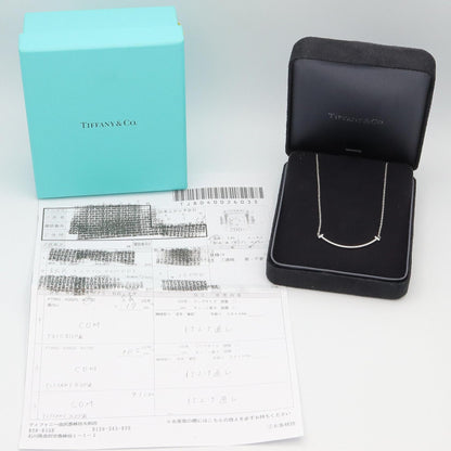 Tスマイル ダイヤ ネックレス ネックレス K18WG ダイヤモンド クリア ホワイトゴールド ティファニー アクセサリー TIFFANY & Co.