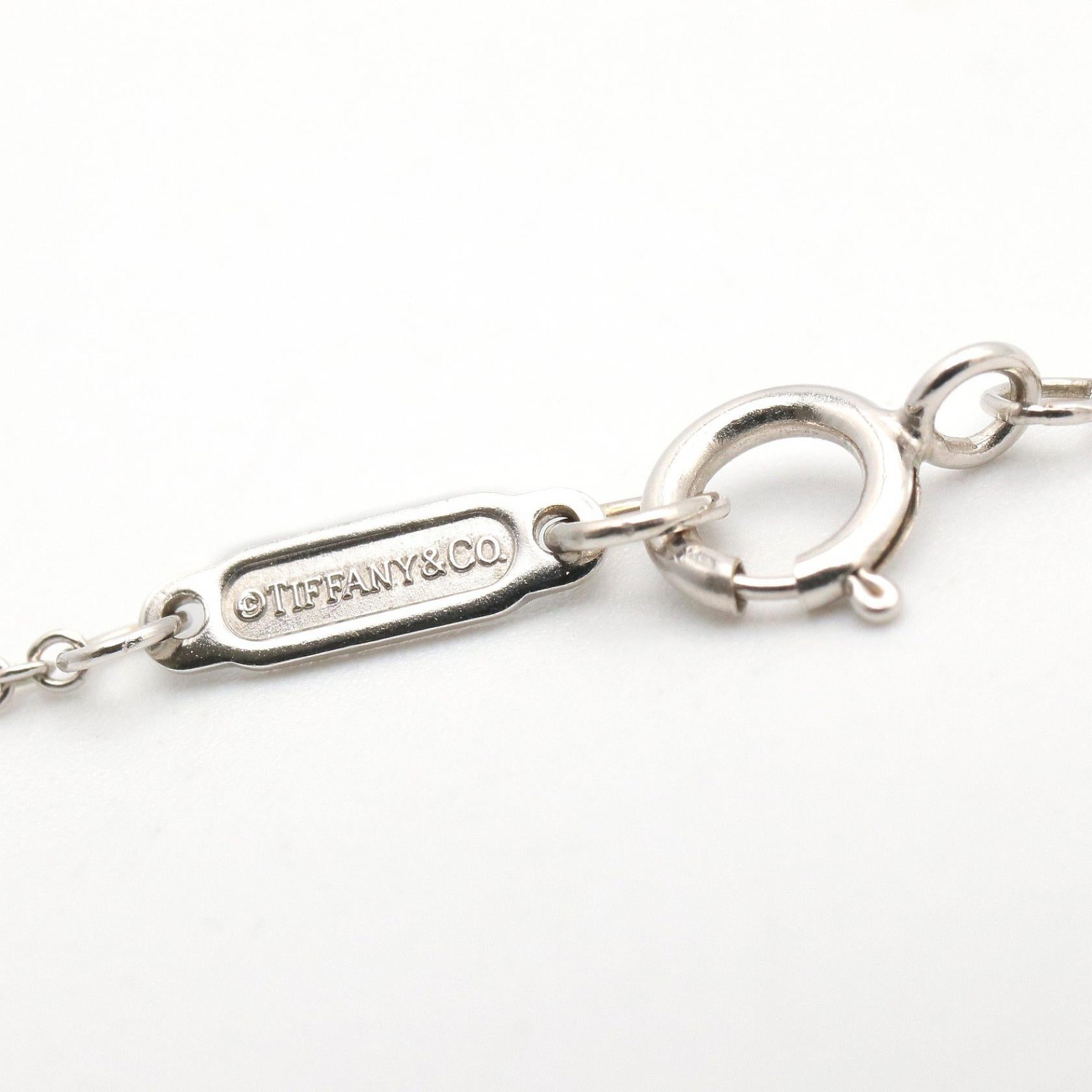 Tスマイル ダイヤ ネックレス ネックレス K18WG ダイヤモンド クリア ホワイトゴールド ティファニー アクセサリー TIFFANY & Co.
