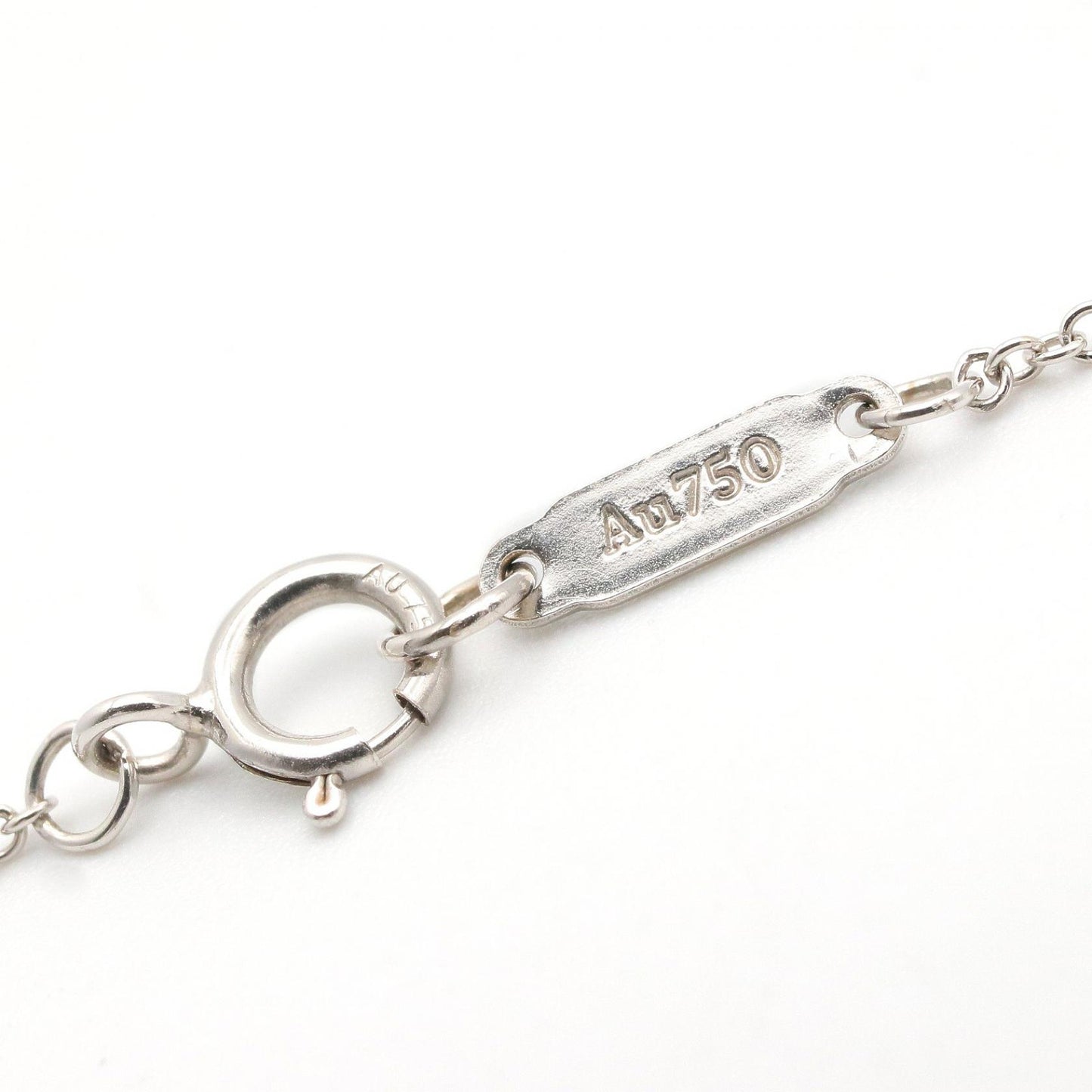 Tスマイル ダイヤ ネックレス ネックレス K18WG ダイヤモンド クリア ホワイトゴールド ティファニー アクセサリー TIFFANY & Co.