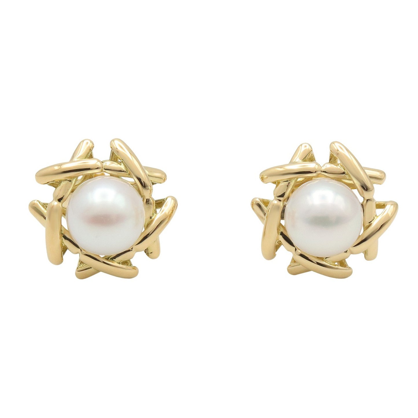 パール ピアス ピアス K18YG パール ホワイト イエローゴールド ティファニー アクセサリー TIFFANY & Co.