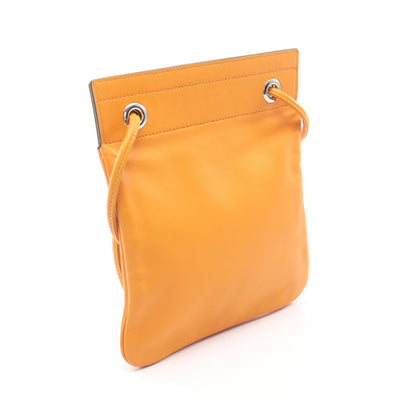 サックアリーヌ ミニ ムタード ショルダーバッグ ヴォースイフト オレンジ シルバー金具 D刻印 エルメス バッグ HERMES