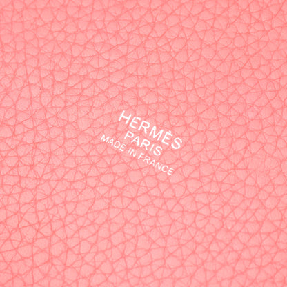 ピコタンロックPM ローズアザレ ハンドバッグ トリヨンクレマンス ピンク シルバー金具 X刻印 エルメス バッグ HERMES