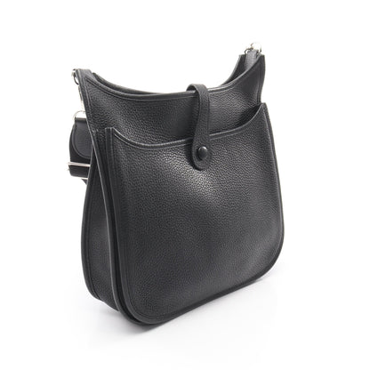 エヴリン 3 トロワ PM ショルダーバッグ トリヨンクレマンス ブラック シルバー金具 T刻印 エルメス バッグ HERMES