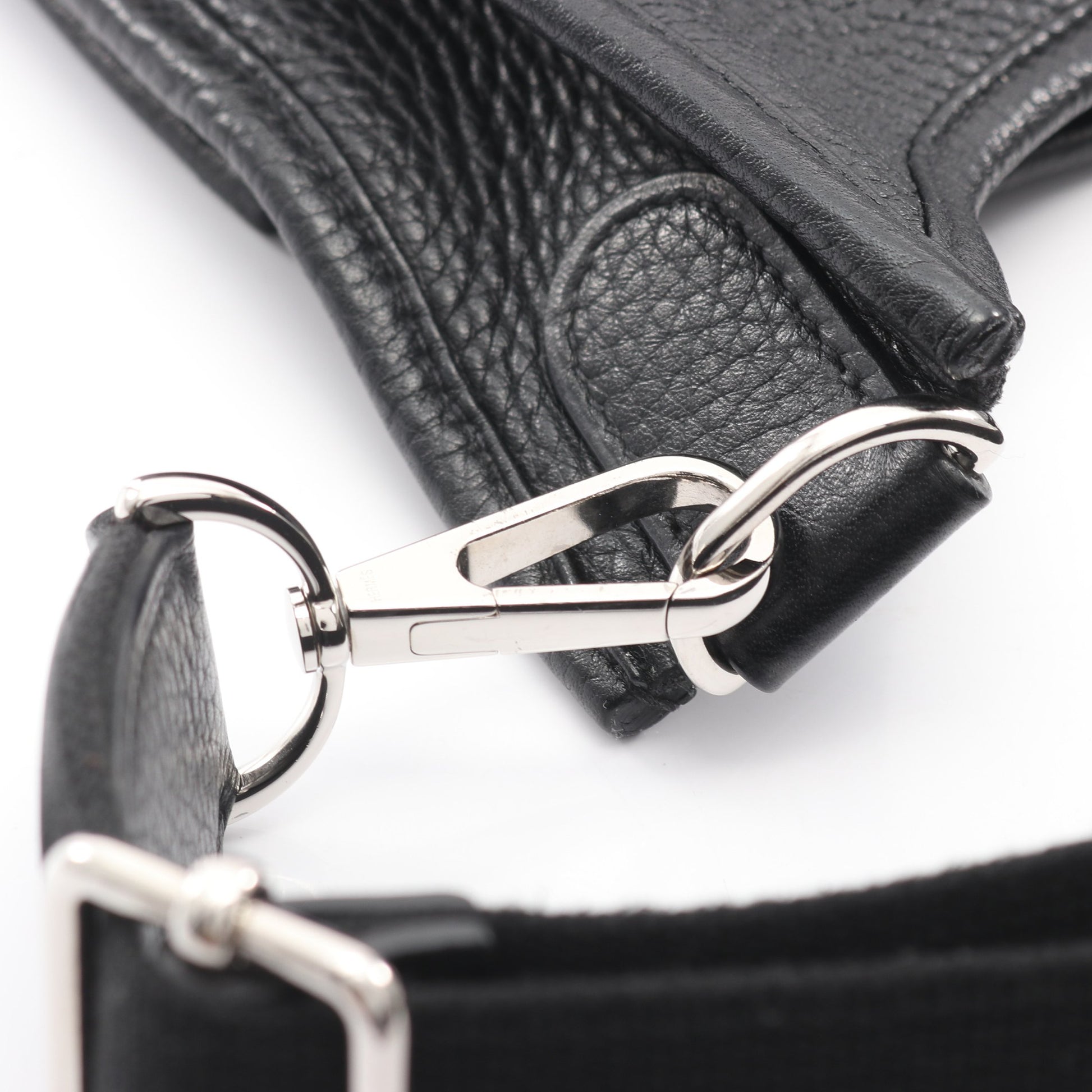 エヴリン 3 トロワ PM ショルダーバッグ トリヨンクレマンス ブラック シルバー金具 T刻印 エルメス バッグ HERMES