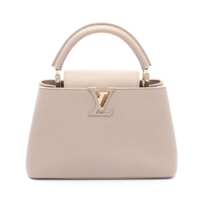 カプシーヌBB ガレ ハンドバッグ トリヨンレザー グレーベージュ ルイヴィトン バッグ LOUIS VUITTON
