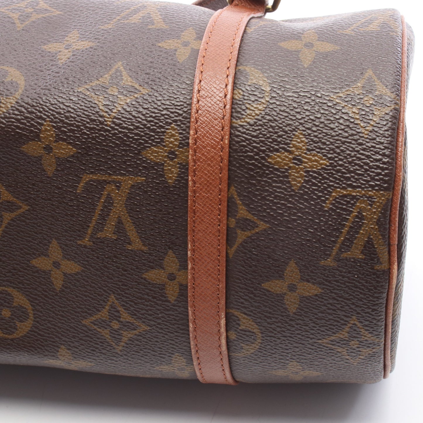 パピヨン26 モノグラム 旧型 ハンドバッグ PVC レザー ブラウン ルイヴィトン バッグ LOUIS VUITTON