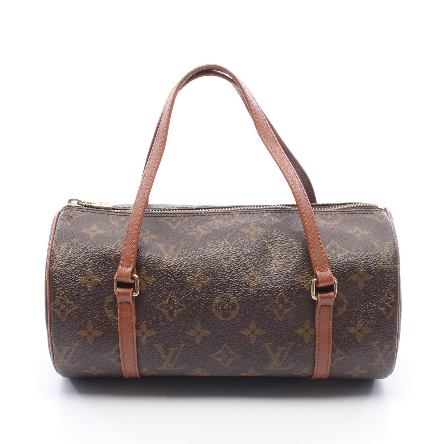 パピヨン26 モノグラム 旧型 ハンドバッグ PVC レザー ブラウン ルイヴィトン バッグ LOUIS VUITTON