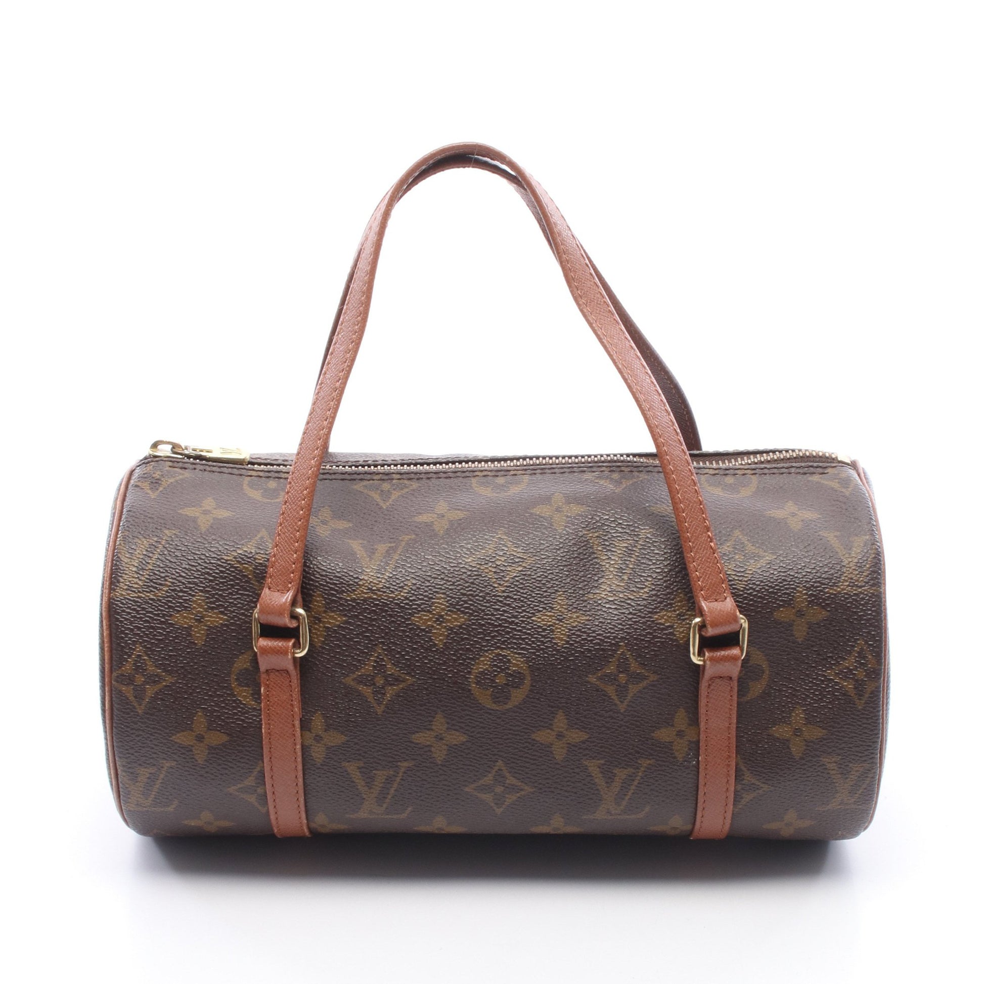 パピヨン26 モノグラム 旧型 ハンドバッグ PVC レザー ブラウン ルイヴィトン バッグ LOUIS VUITTON