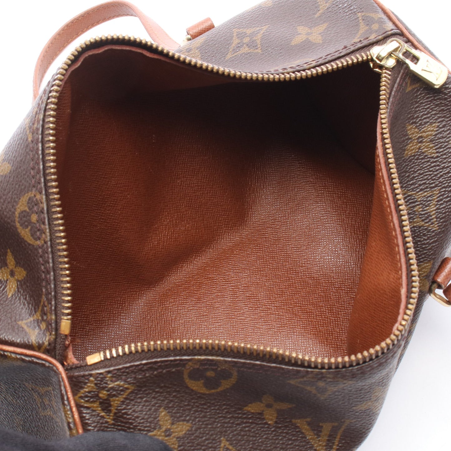 パピヨン26 モノグラム 旧型 ハンドバッグ PVC レザー ブラウン ルイヴィトン バッグ LOUIS VUITTON