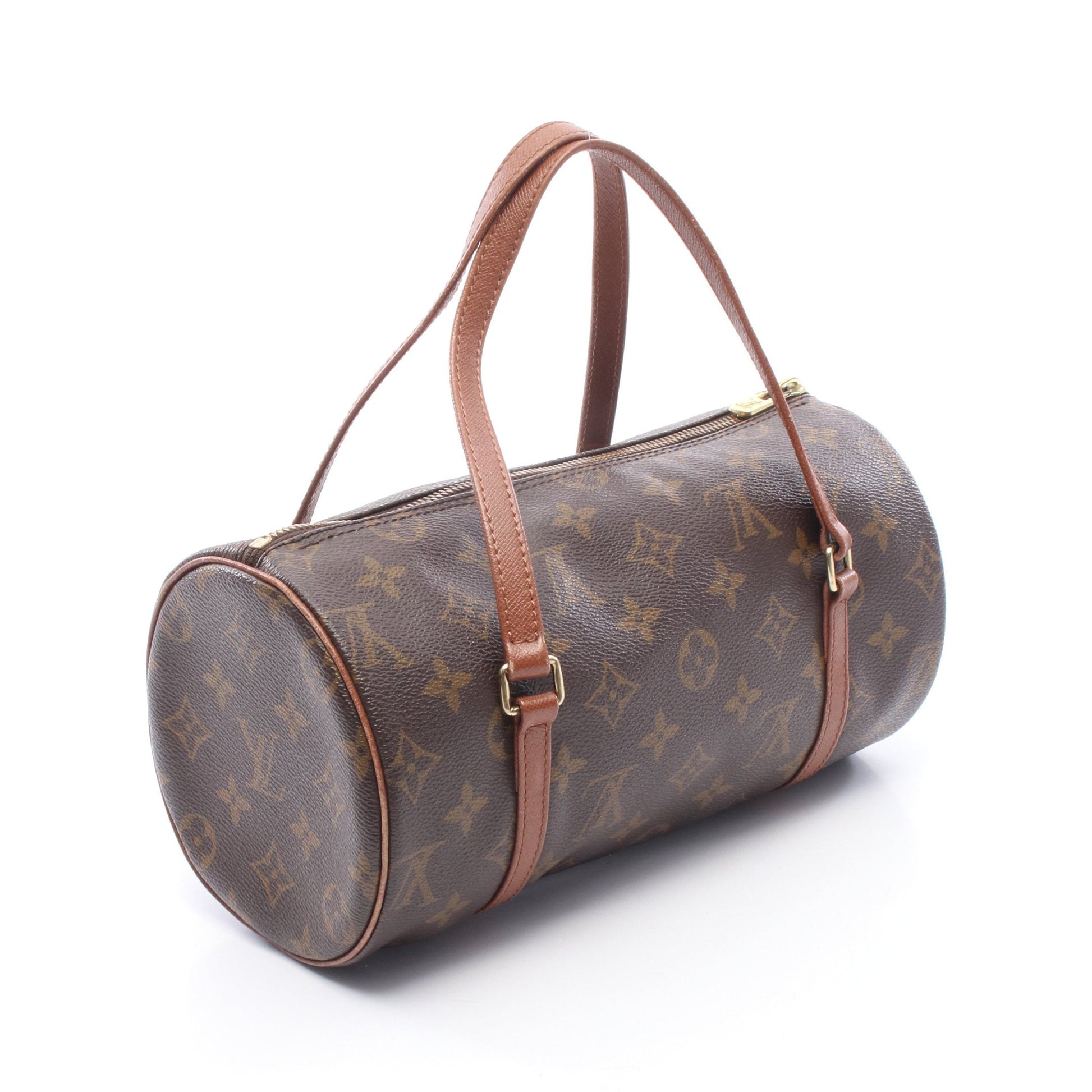 パピヨン26 モノグラム 旧型 ハンドバッグ PVC レザー ブラウン ルイヴィトン バッグ LOUIS VUITTON