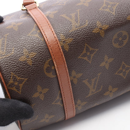 パピヨン26 モノグラム 旧型 ハンドバッグ PVC レザー ブラウン ルイヴィトン バッグ LOUIS VUITTON