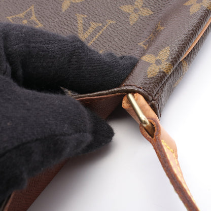 ミュゼットサルサ ショートストラップ モノグラム ショルダーバッグ PVC レザー ブラウン ルイヴィトン バッグ LOUIS VUITTON