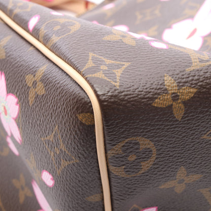 LV × TM スピーディ バンドリエール25 モノグラムチェリーブロッサム ハンドバッグ PVC レザー ブラウン マルチカラー ルイヴィトン バッグ LOUIS VUITTON