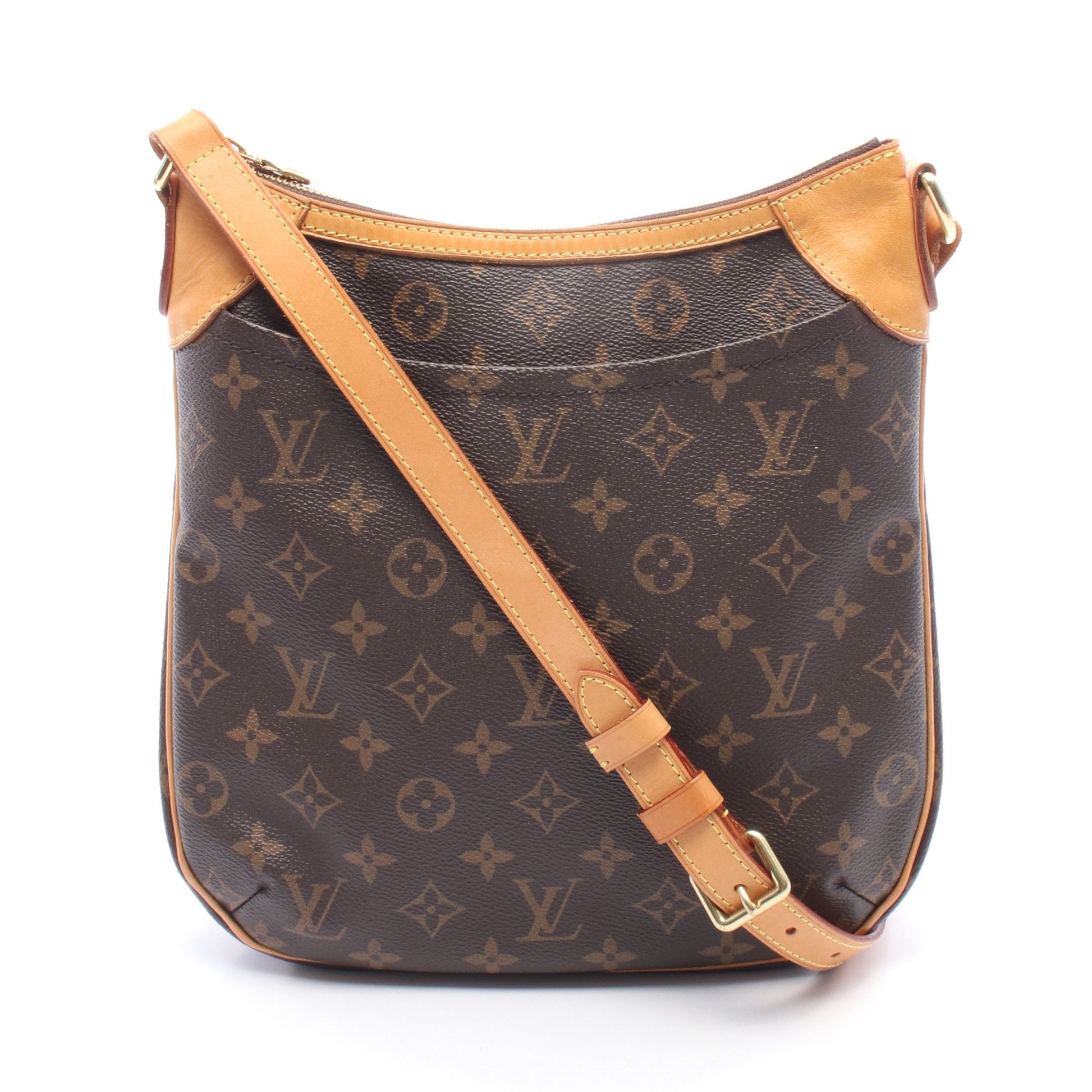 オデオンPM モノグラム ショルダーバッグ PVC レザー ブラウン ルイヴィトン バッグ LOUIS VUITTON